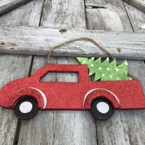 Red truck wreath attachment (1)