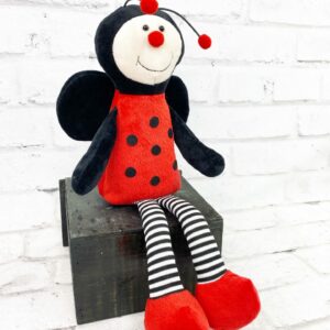 PLUSH LADYBUG LONG LEGS kkl62322RDBK (11)