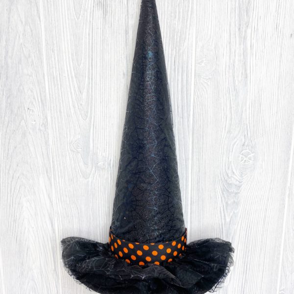 Black and Orange Witch Hat - Kelea’s Florals