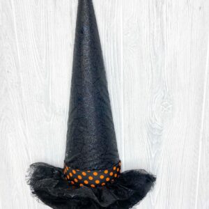 half Orange Black Witch Hat 56402BKOR (6)