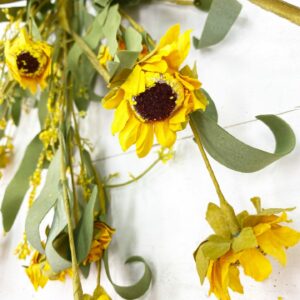 20in Yellow Mini Sunflower Grass Bush 56439YW (2)