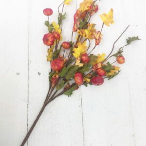 17in Pumpkin with Oak Leaves Bush 52618FA (5)