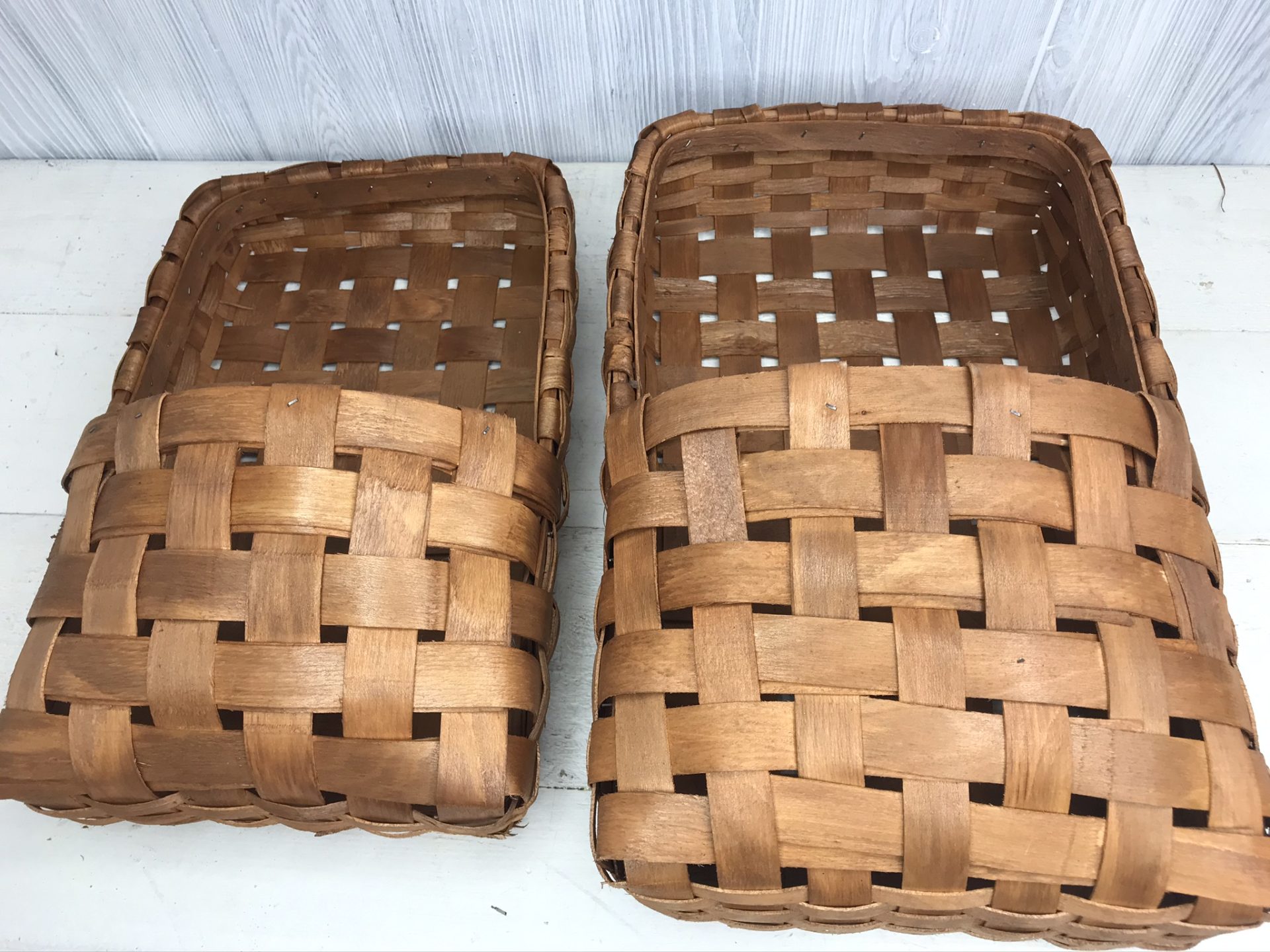Set of 2 Tobacco Wall Pocket Baskets Kelea's Florals