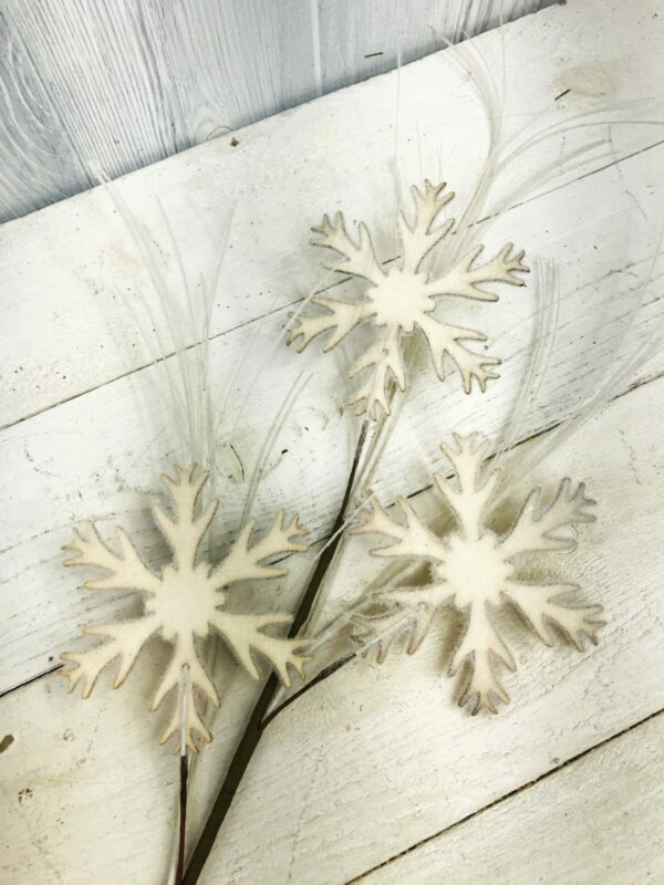 34in Wooden Snowflake Stem X18331-WT (5)