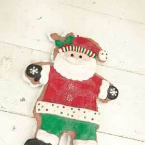 10in Santa Clay Dough Gringerbread 2497110 (1)