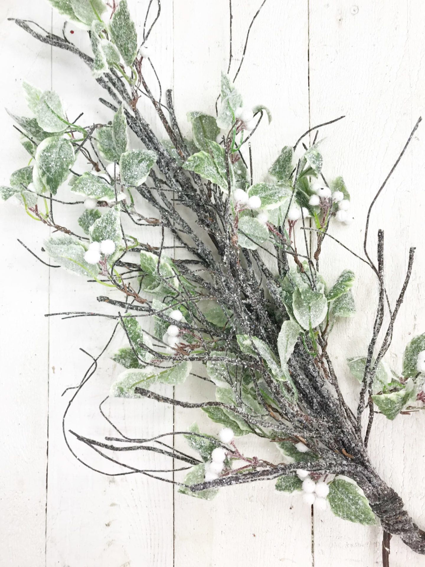 Winter Snow Twig Swag Kelea's Florals