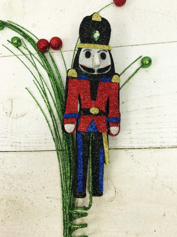 Nutcracker with grass and balls Pick Kelea's Florals