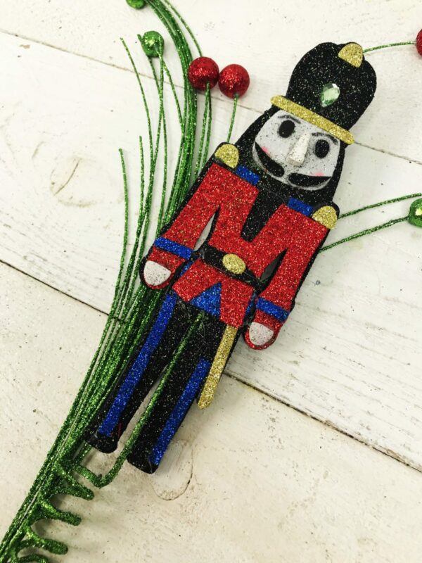 Nutcracker with grass and balls Pick Kelea's Florals