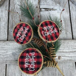 Merry Christmas Pine Stem