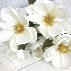 21in Cream Magnolia bush 52371-CR (1)