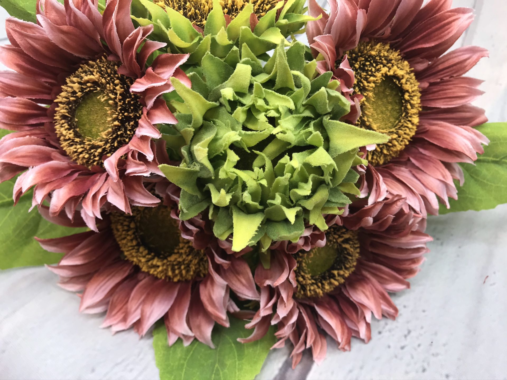 【ぬる】38灯 oldsea Vintage flower brown Beautiful Vintage Tole Flower Chandelier (2022078) - Etsy