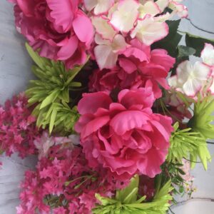 32in Satin Peony Hydrangea 52039 BtyGNPK (1)