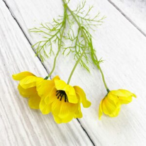 20in Yellow Poppy Stem 29423YW (7)