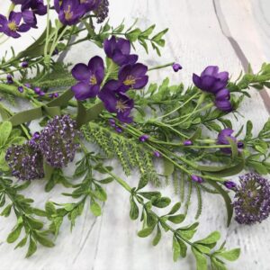 24in Purple Wild Flower Stem 61698-PU (4)