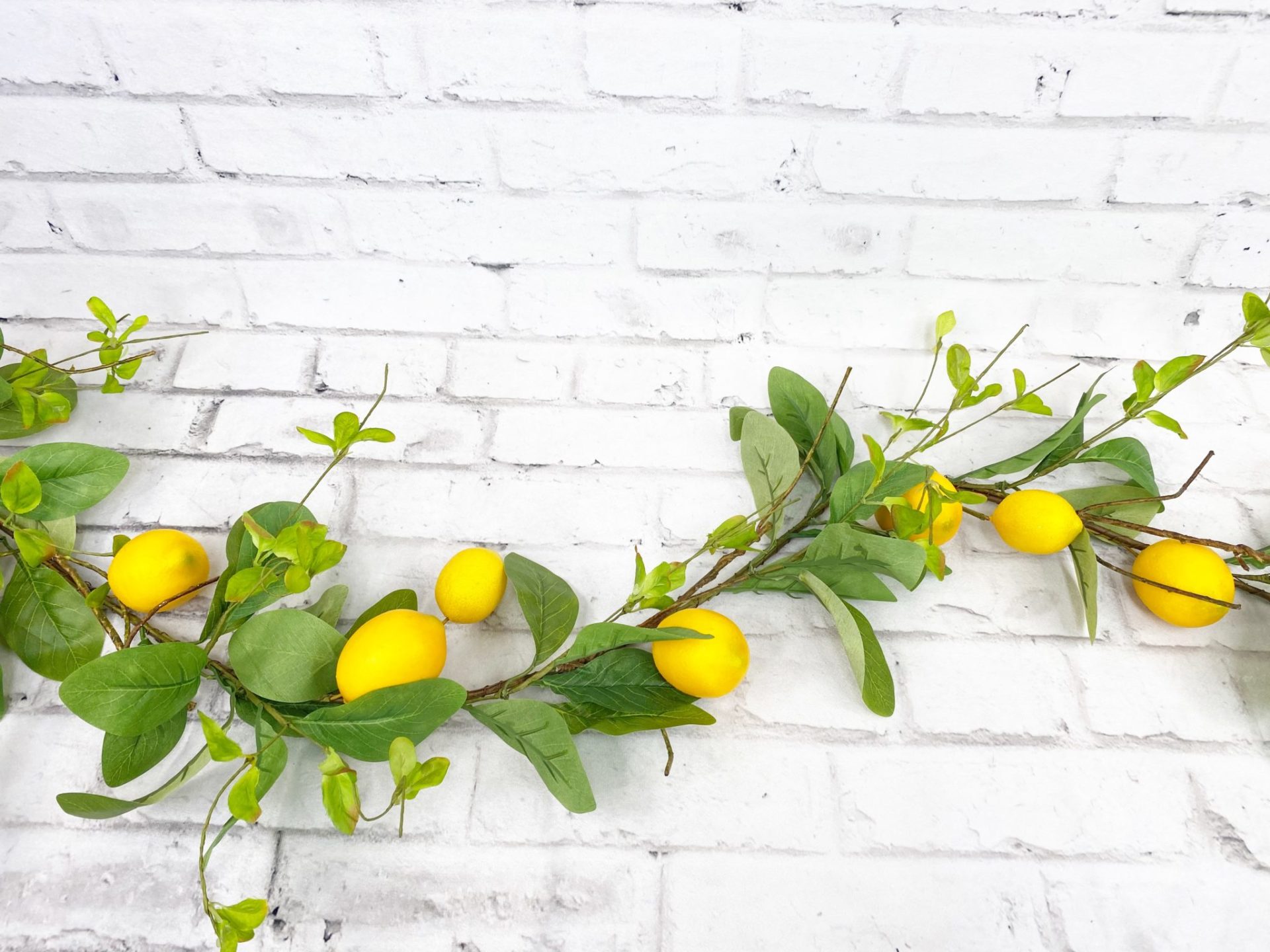 Lemons and Leaves Garland Kelea's Florals