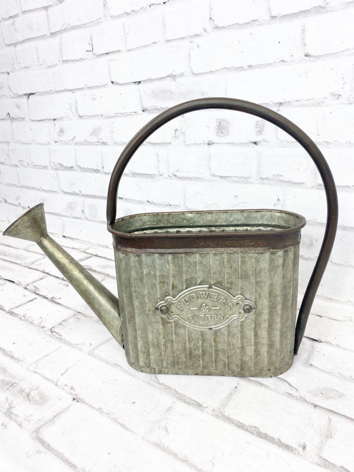 Antique Metal Watering Can Wall Container Kelea's Florals