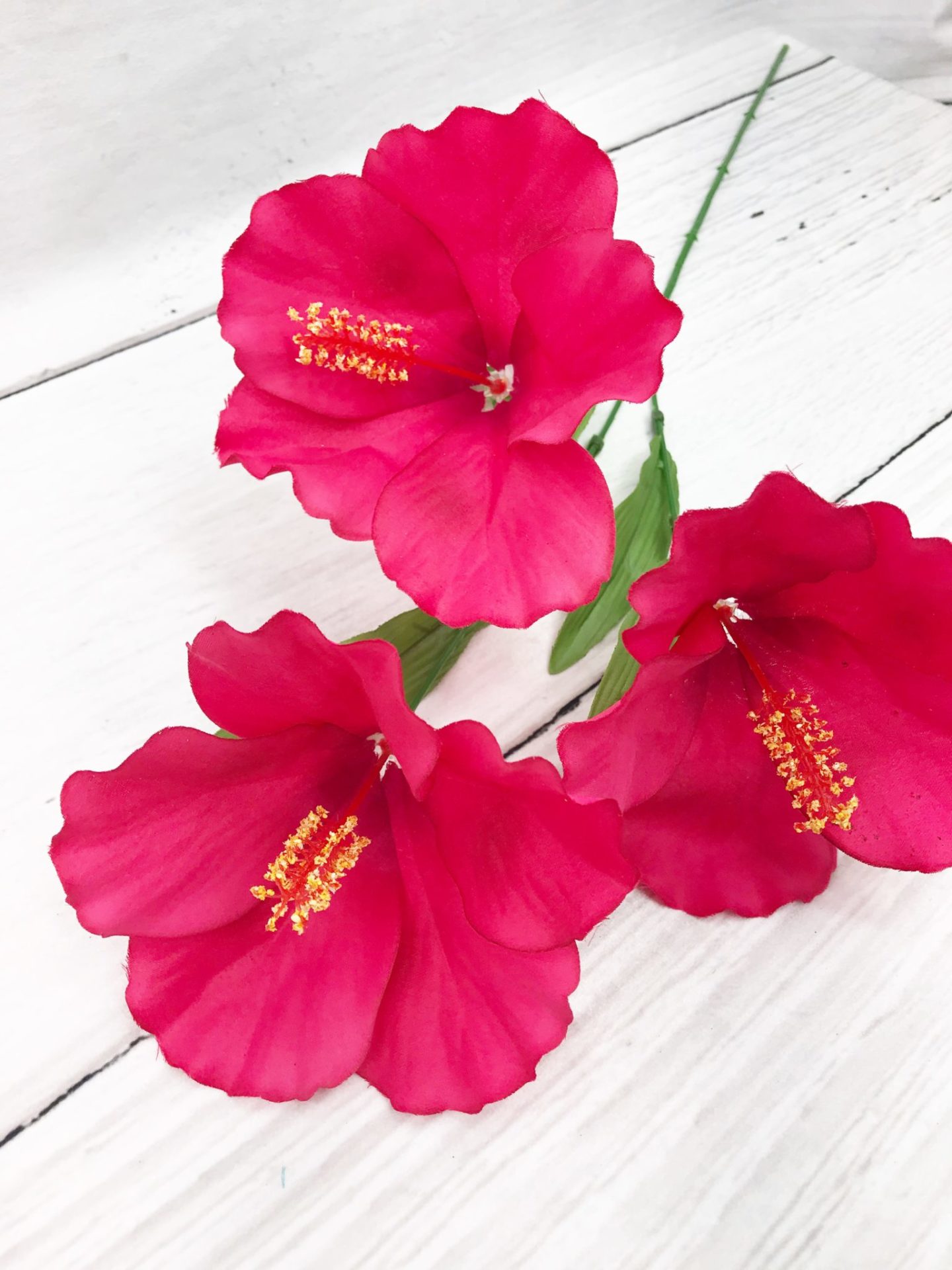 Pink Hibiscus Stem Kelea's Florals