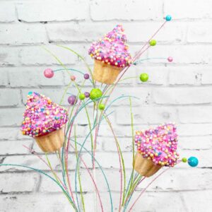 30in Pink Sprinkles Cupcake Stem 62094-PK (5)