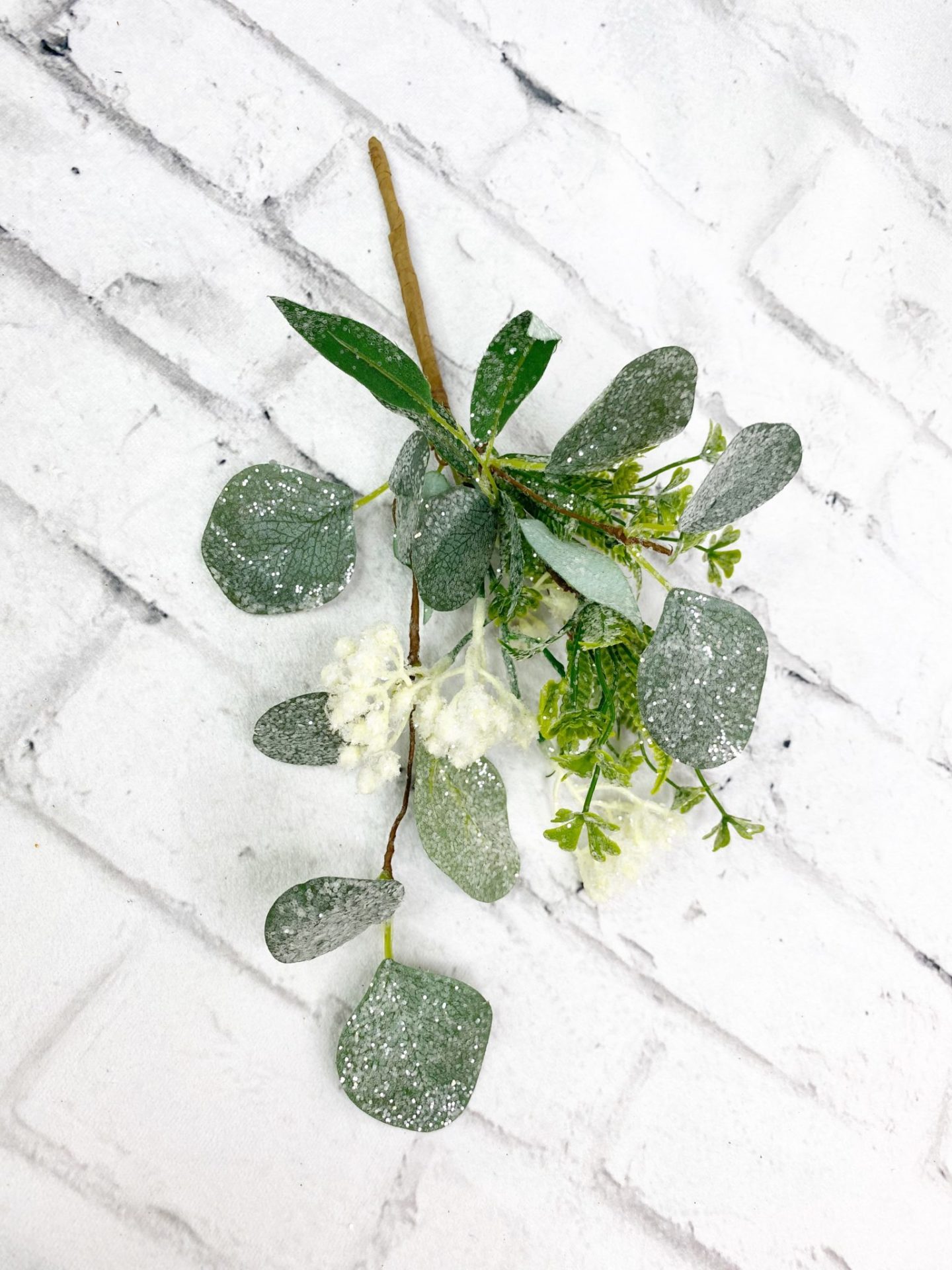 Glitter Eucalyptus Pick Kelea's Florals