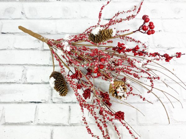 25in Icycle Berry Pine Cone Stem 61848 (3)