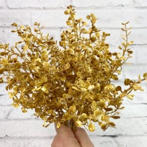 Golden small leaf fall greenery