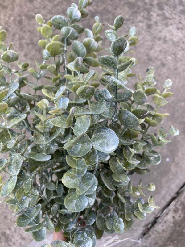 18in Glittered Eucalyptus Bush 85042WT (1)