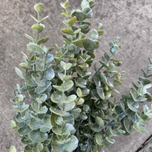 18in Glittered Eucalyptus Bush 85042WT (3)