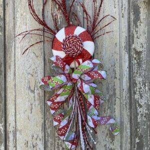 candy cane tree topper