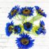 Large Blue Sunflower Bush