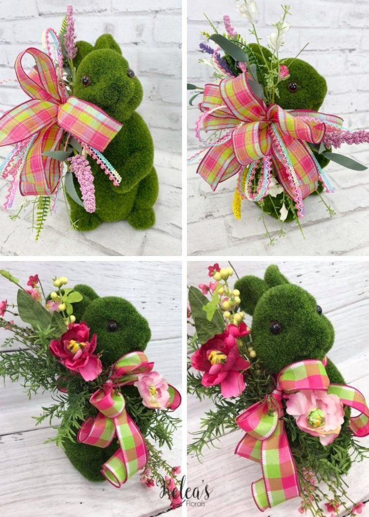 collage of Easter Bunny Centerpiece