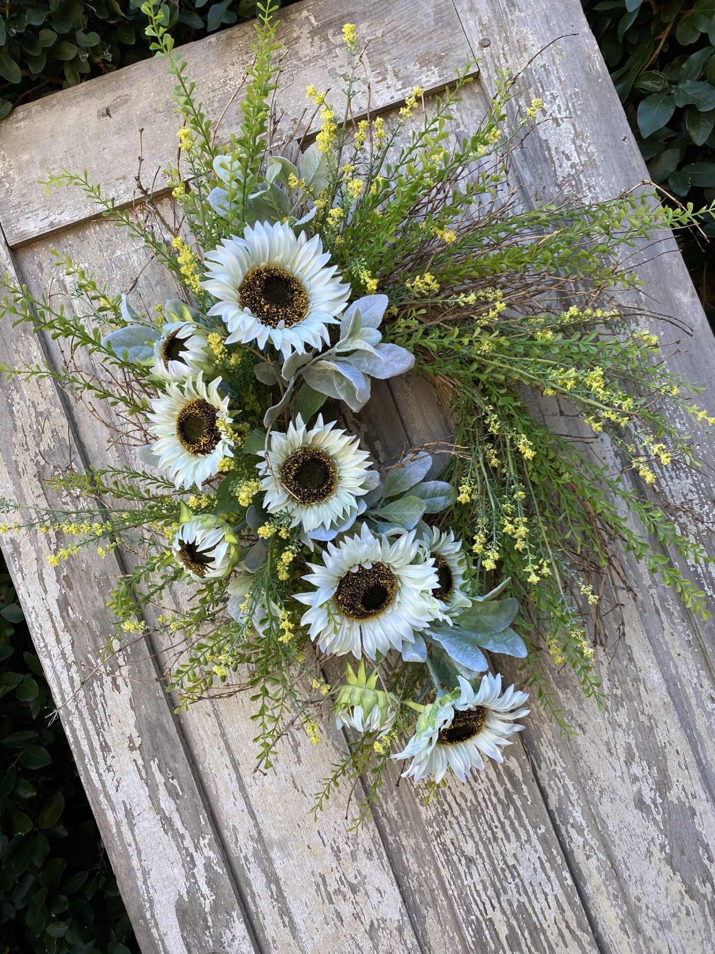 Sunflower Wispy Wreath Supply List Kelea's Florals