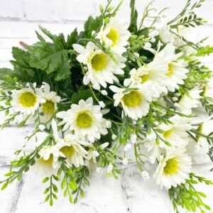 14in White Daisy Bush 61248WT