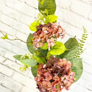 Hydrangea Spray Mauve & Beige kkgb81726-MVBG