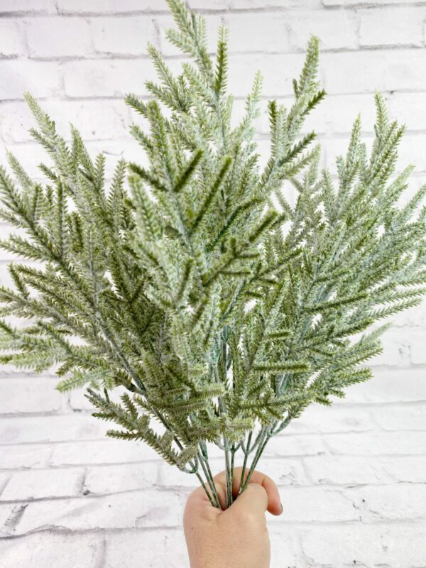 Flocked Cedar Bush