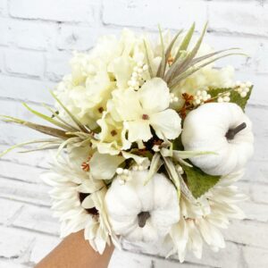 Beige Sunflower Hydrangea Pumpkin Bush