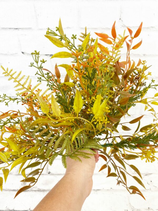 Fall Mixed Leaf Bush