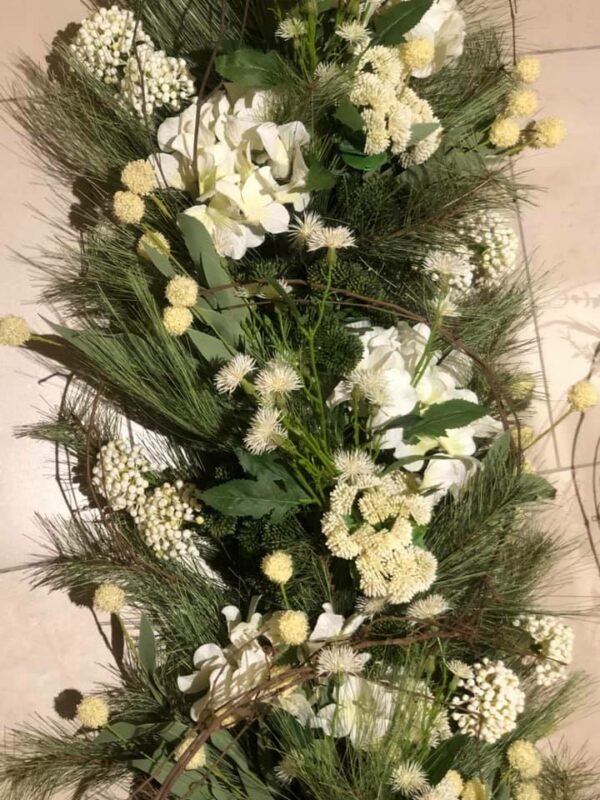 Swag with Hydrangeas
