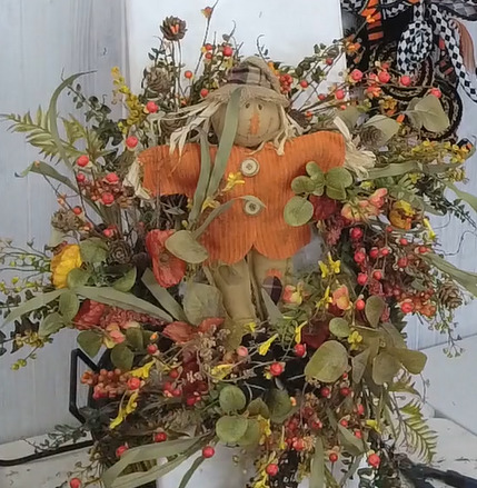 Scarecrow Fall Wreath
