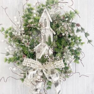 Winter House Wreath
