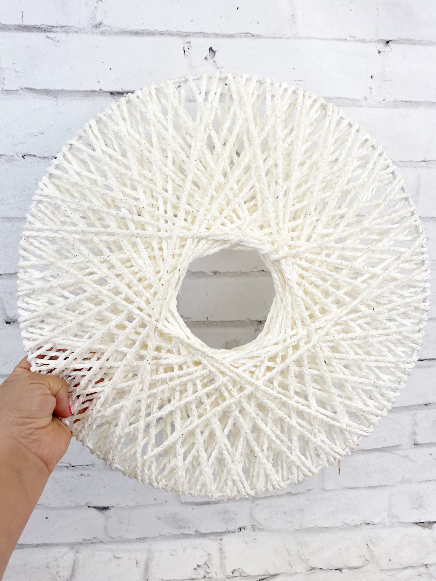 White Twine Round Form - Kelea's Florals