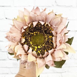 This Mauve Sunflower is 29" in length.