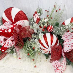 Christmas Candy Mantle piece