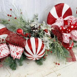 Christmas Candy Mantle piece