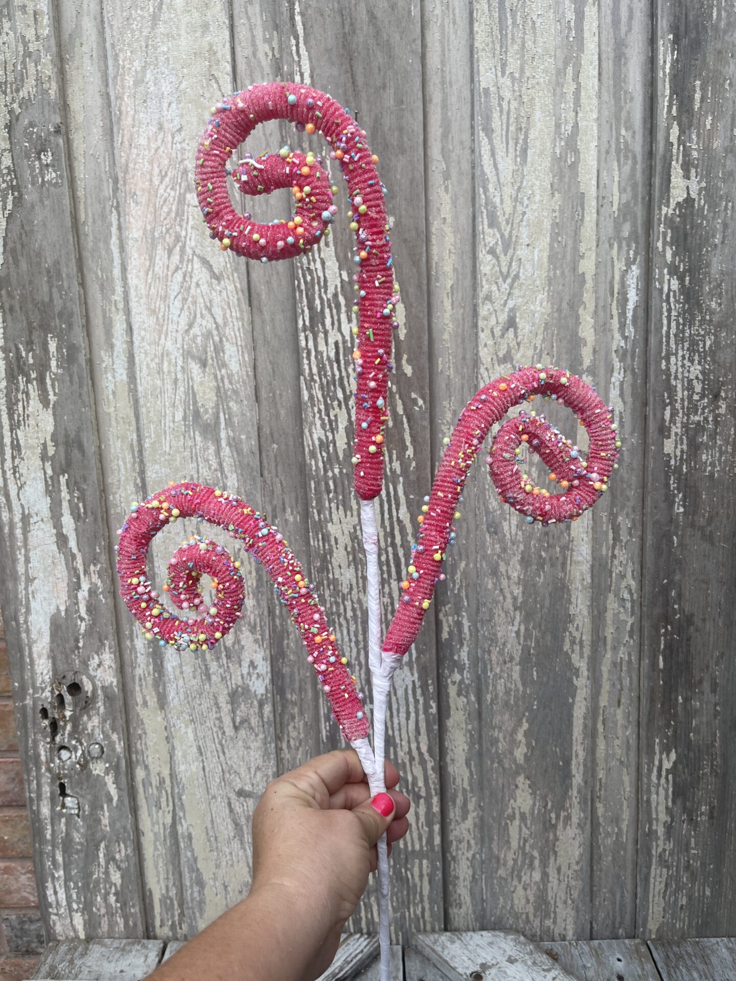 Fuchsia Sprinkle Curly Spray Kelea's Florals