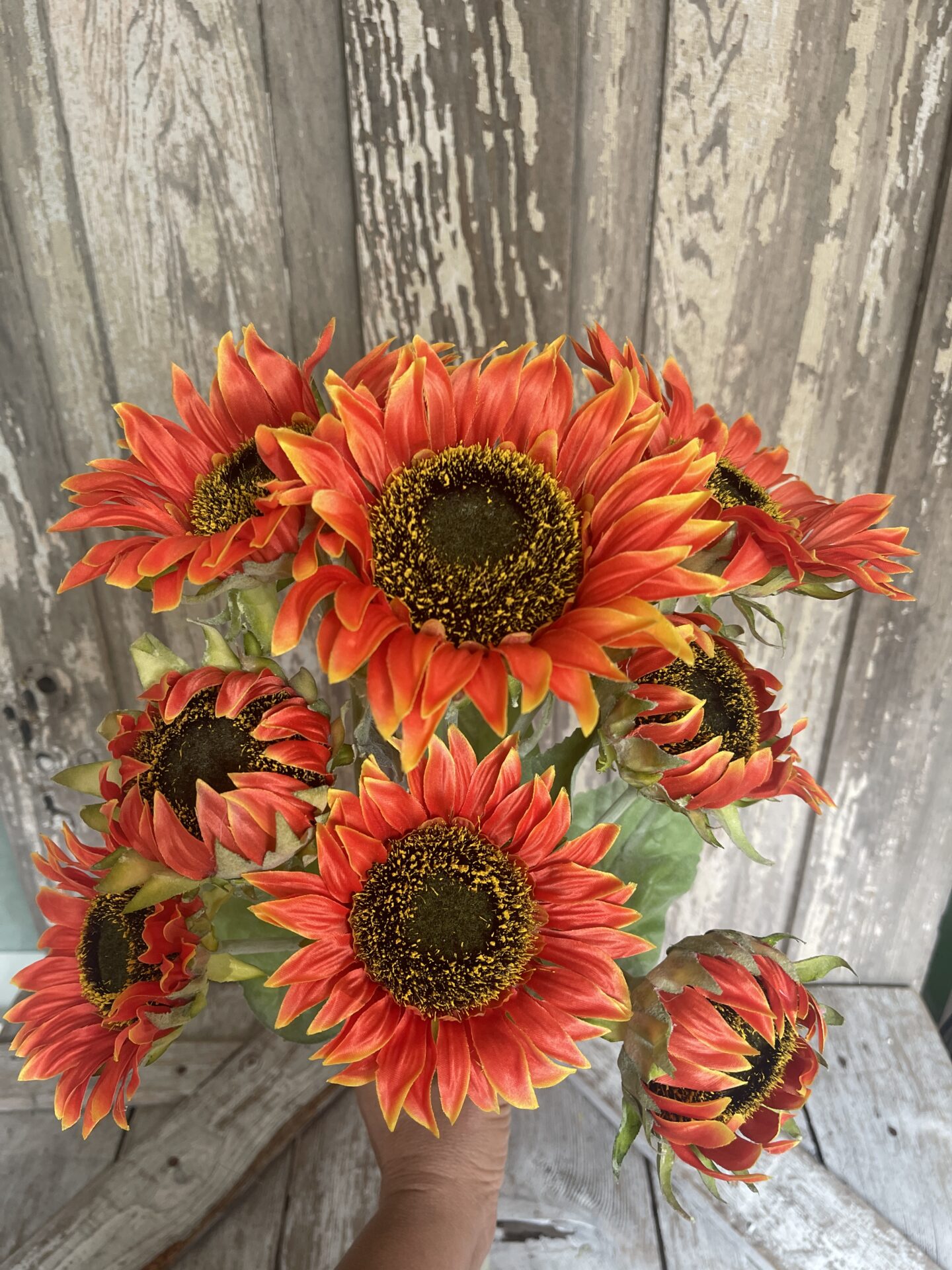 Large Orange Sunflower Bush Kelea's Florals