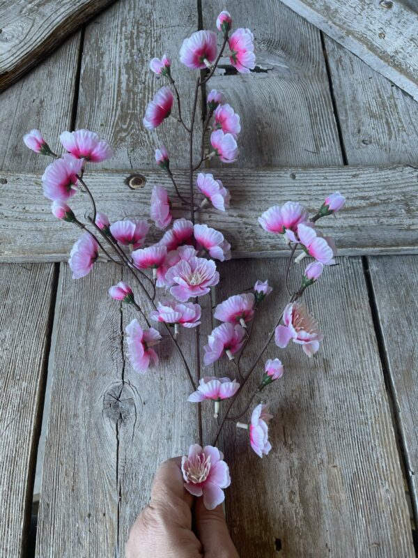 32 IN PINK PEACH BLOSSOM STEM
