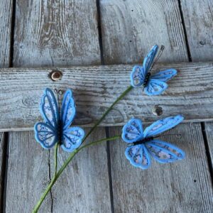 Blue Butterfly Stem kkl63069bl