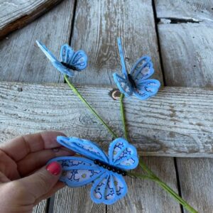 Blue Butterfly Stem