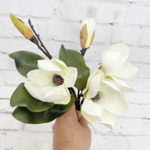 11in White Magnolia Tree Bundle
