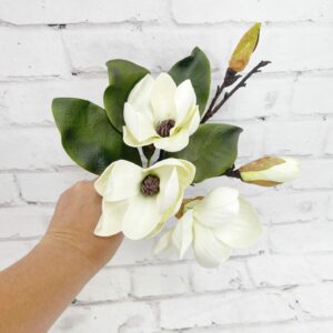 11in White Magnolia Tree Bundle